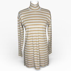 Vanessa Virginia Striped Long Sleeve Turtleneck Top Size XS